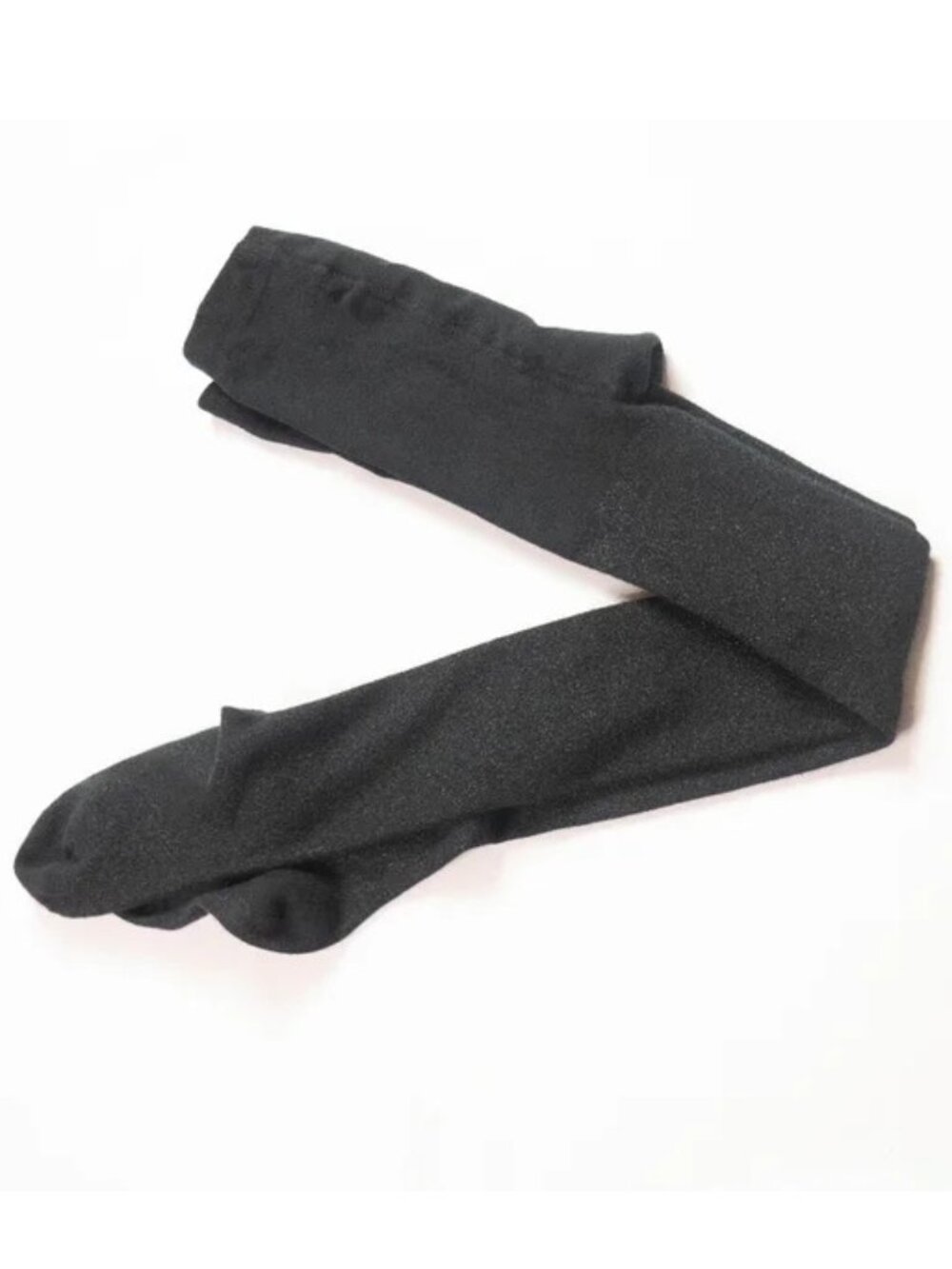 The Children's Place Big Girl's Size 8-10 Black Gold Sparkling Shimmer Tights